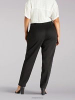 Lee Women Side Elastic Pants (Plus) Black Clothing 480T211 - Image 2