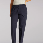 Lee Women Side Elastic Pants (Plus) Navy Clothing 480T212