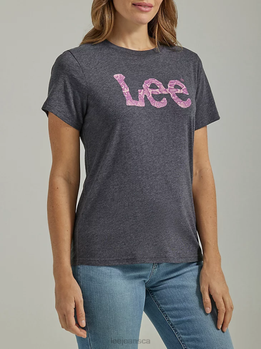 lee_women_snakeskin_twitch_graphic_tee_caviar_heather_clothing_480t387.png Lee Women Snakeskin Twitch Graphic Tee Caviar Heather Clothing 480T387 - Image 1