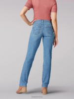 Lee Women Stretch Relaxed Fit Straight Leg Jean Inspire Blue Clothing 480T51 - Image 2