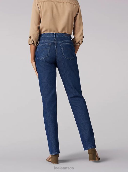 Lee Women Stretch Relaxed Fit Straight Leg Jean Meridian Clothing 480T54 - Image 2