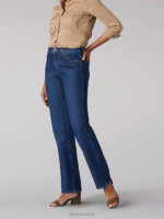 Lee Women Stretch Relaxed Fit Straight Leg Jean Meridian Clothing 480T54