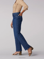 Lee Women Stretch Relaxed Fit Straight Leg Jean Meridian Clothing 480T54 - Image 3