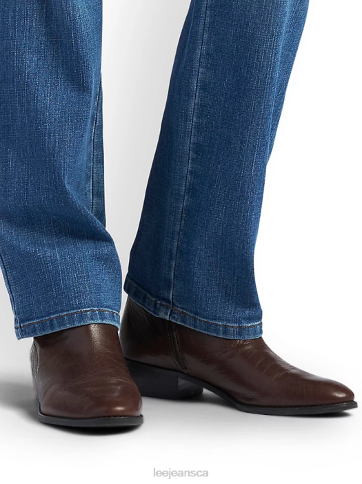 Lee Women Stretch Relaxed Fit Straight Leg Jean Meridian Clothing 480T54 - Image 4