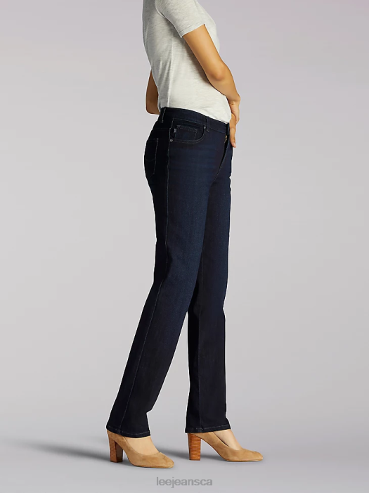 Lee Women Stretch Relaxed Fit Straight Leg Jean Niagra Clothing 480T57 - Image 3