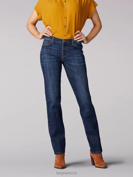 Lee Women Stretch Relaxed Fit Straight Leg Jean (Petite) Bewitched Clothing 480T104