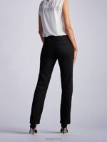Lee Women Stretch Relaxed Fit Straight Leg Jean (Petite) Black Onyx Clothing 480T103 - Image 2