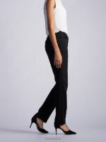 Lee Women Stretch Relaxed Fit Straight Leg Jean (Petite) Black Onyx Clothing 480T103 - Image 3