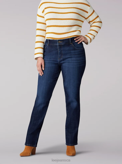 Lee Women Stretch Relaxed Fit Straight Leg Jean (Plus) Bewitched Clothing 480T91