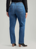 Lee Women Stretch Relaxed Fit Straight Leg Jean (Plus) Meridian Clothing 480T90 - Image 2
