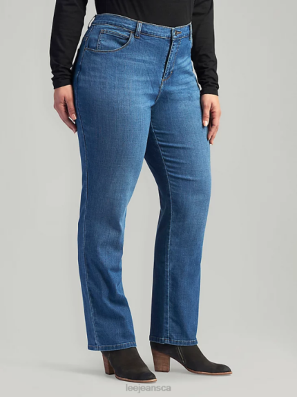 Lee Women Stretch Relaxed Fit Straight Leg Jean (Plus) Meridian Clothing 480T90