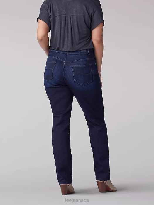Lee Women Stretch Relaxed Fit Straight Leg Jean (Plus) Niagara Clothing 480T92 - Image 2