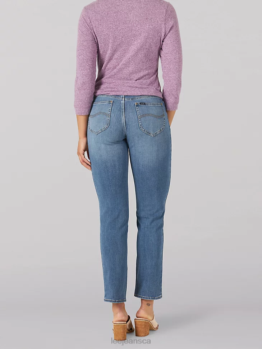 Lee Women Ultra Lux Comfort Slim Straight Jean (Petite) Junction Clothing 480T48 - Image 2