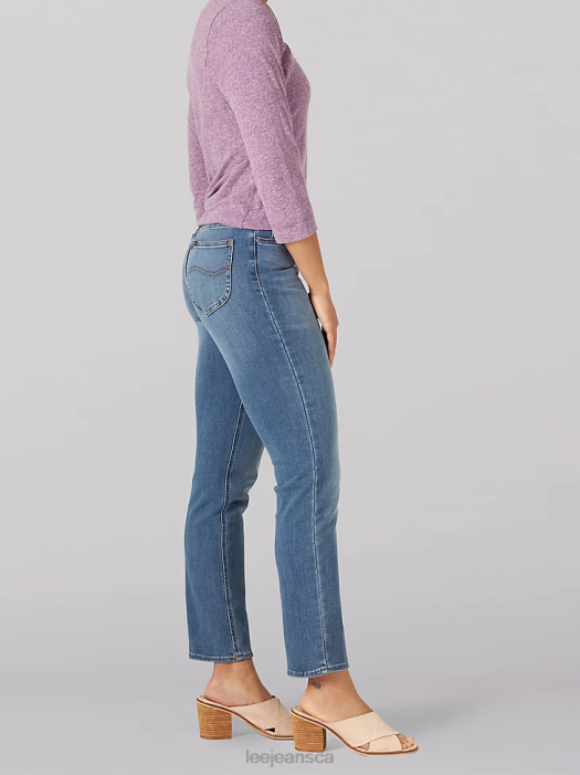 Lee Women Ultra Lux Comfort Slim Straight Jean (Petite) Junction Clothing 480T48 - Image 3