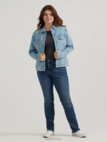 Lee Women Ultra Lux Comfort Slim Straight Jean (Plus) Celestial Clothing 480T63 - Image 2