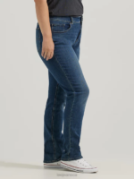 Lee Women Ultra Lux Comfort Slim Straight Jean (Plus) Celestial Clothing 480T63 - Image 4