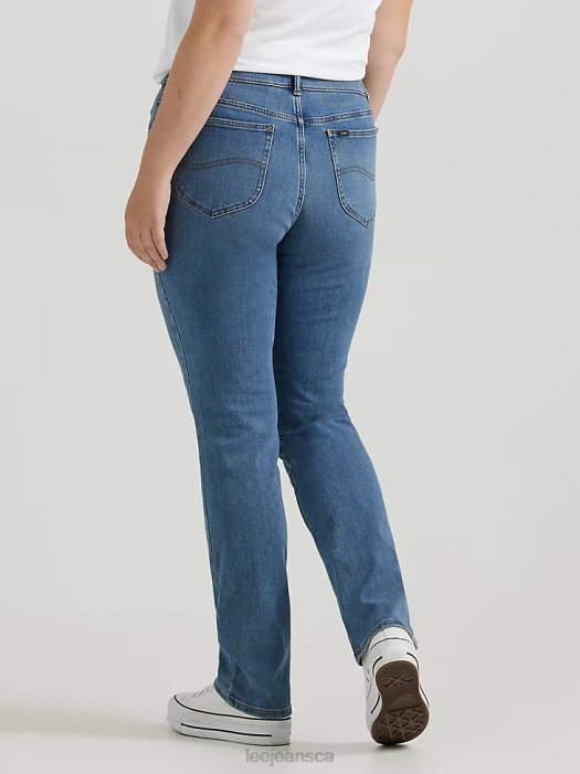Lee Women Ultra Lux Comfort Slim Straight Jean (Plus) Junction Clothing 480T61 - Image 2