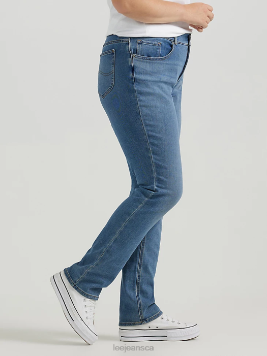 Lee Women Ultra Lux Comfort Slim Straight Jean (Plus) Junction Clothing 480T61 - Image 3