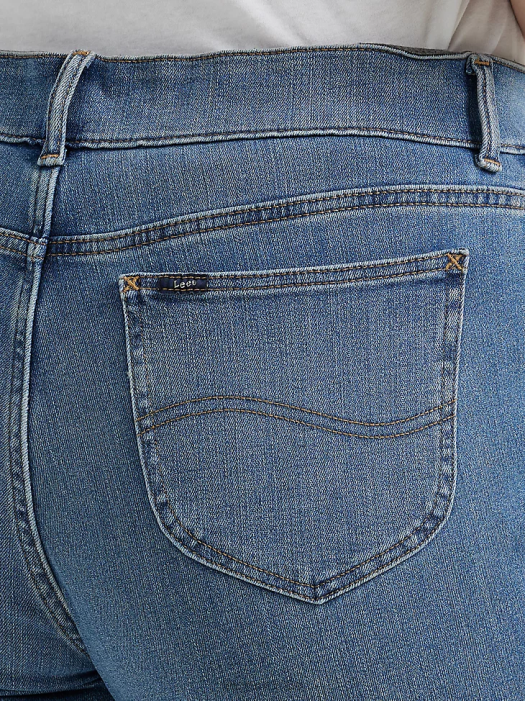 Lee Women Ultra Lux Comfort Slim Straight Jean (Plus) Junction Clothing 480T61 - Image 5