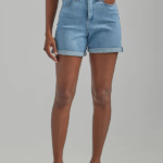 Lee Women Ultra Lux Cuffed A-line Short Dew Drop Clothing 480T330