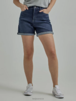 Lee Women Ultra Lux Cuffed A-line Short Eclipse Clothing 480T331