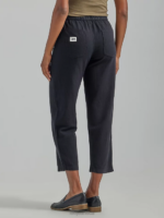 Lee Women Ultra Lux Pull-On Crop Pant Black Clothing 480T240 - Image 2