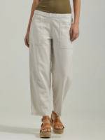 Lee Women Ultra Lux Pull-On Crop Pant Foggy Grey Clothing 480T243