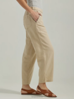 Lee Women Ultra Lux Pull-On Crop Pant Pioneer Beige Clothing 480T238 - Image 3