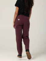 Lee Women Ultra Lux Relaxed Straight Pant Boysenberry Clothing 480T194 - Image 2