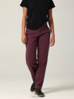 Lee Women Ultra Lux Relaxed Straight Pant Boysenberry Clothing 480T194