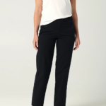 Lee Women Ultra Lux Relaxed Straight Pant Union-All Black Clothing 480T196