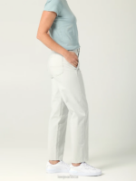 Lee Women Ultra Lux Relaxed Straight Pant White Smoke Clothing 480T195 - Image 3