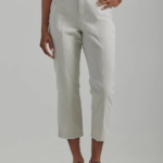 Lee Women Ultra Lux Seamed Crop Pant Ecru Clothing 480T175