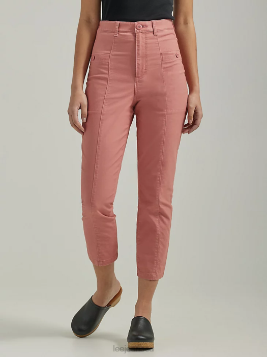 Lee Women Ultra Lux Seamed Crop Pant Mallory Clothing 480T176 - Image 1