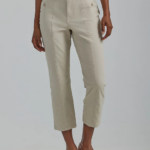 Lee Women Ultra Lux Seamed Crop Pant Pioneer Beige Clothing 480T179