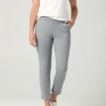 Lee Women Ultra Lux Slim Fit Ankle Pant (Petite) Dover Grey Clothing 480T205