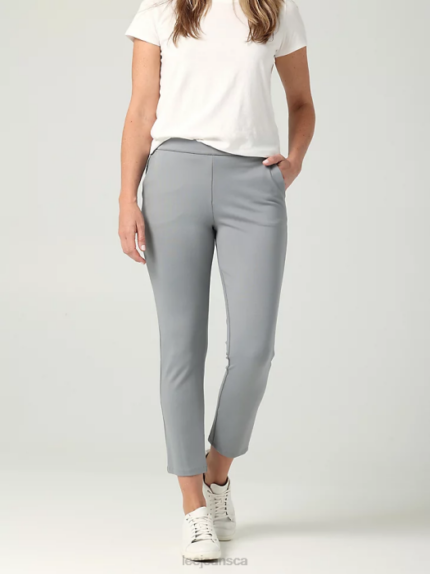 Lee Women Ultra Lux Slim Fit Ankle Pant (Petite) Dover Grey Clothing 480T205