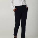 Lee Women Ultra Lux Slim Fit Ankle Pant (Petite) Rivet Navy Clothing 480T207