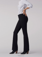 Lee Women Ultra Lux with Flex Motion Bootcut Jean Black Clothing 480T131 - Image 3
