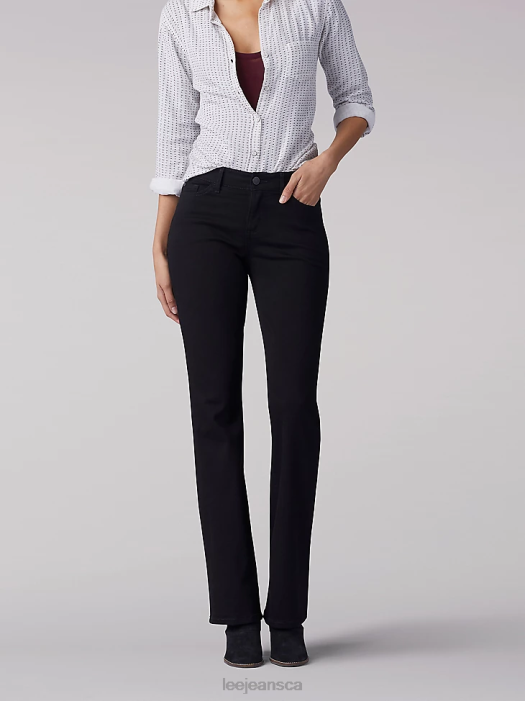 Lee Women Ultra Lux with Flex Motion Bootcut Jean Black Clothing 480T131 - Image 1