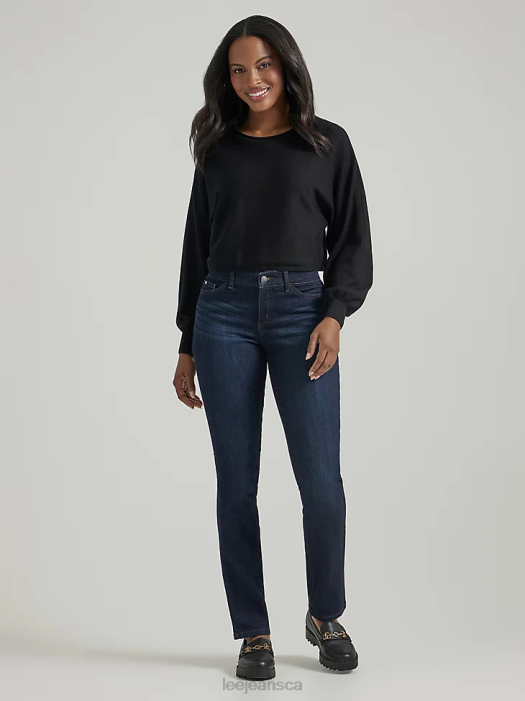 Lee Women Ultra Lux with Flex Motion Regular Fit Straight Leg Jean Niagra Clothing 480T69 - Image 2