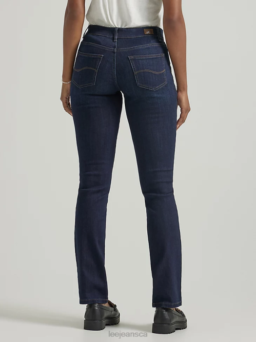 Lee Women Ultra Lux with Flex Motion Regular Fit Straight Leg Jean Niagra Clothing 480T69 - Image 3