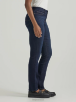 Lee Women Ultra Lux with Flex Motion Regular Fit Straight Leg Jean Niagra Clothing 480T69 - Image 5