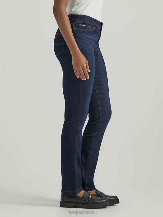 Lee Women Ultra Lux with Flex Motion Regular Fit Straight Leg Jean Niagra Clothing 480T69 - Image 5