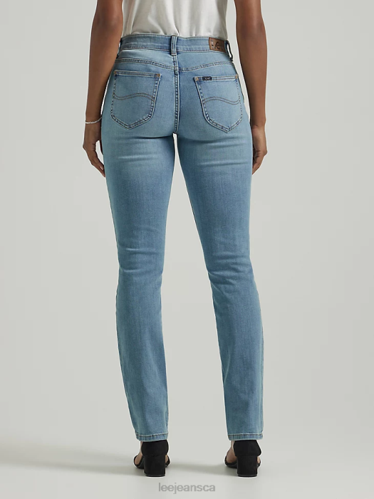 Lee Women Ultra Lux with Flex Motion Regular Fit Straight Leg Jean North Shore Clothing 480T72 - Image 3