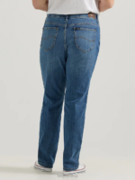 Lee Women Ultra Lux with Flex Motion Regular Fit Straight Leg Jean (Plus) Seattle Clothing 480T73 - Image 3
