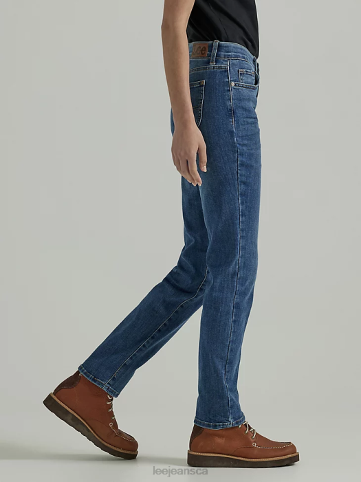 Lee Women Ultra Lux with Flex Motion Regular Fit Straight Leg Jean Seattle Clothing 480T68 - Image 4
