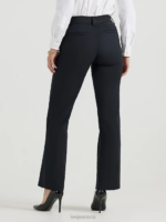 Lee Women Ultra Lux with Flex Motion Regular Fit Trouser Pant Black Clothing 480T182 - Image 2