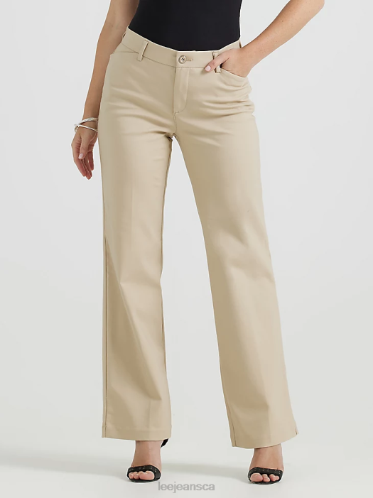 lee_women_ultra_lux_with_flex_motion_regular_fit_trouser_pant_bunglow_khaki_clothing_480t181.png Lee Women Ultra Lux with Flex Motion Regular Fit Trouser Pant Bunglow Khaki Clothing 480T181 - Image 1
