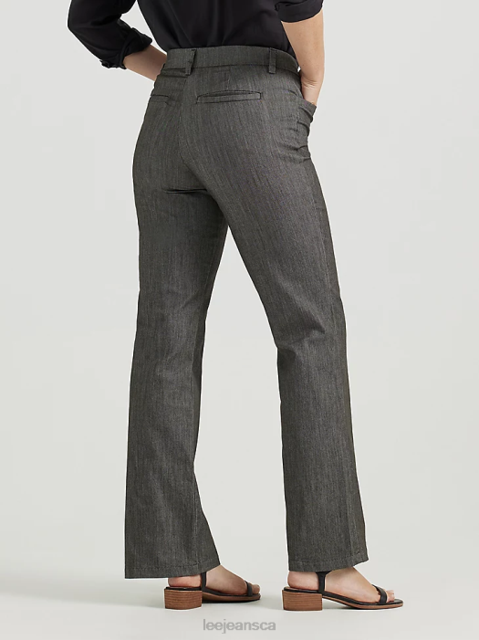 Lee Women Ultra Lux with Flex Motion Regular Fit Trouser Pant Carbon Rinse Clothing 480T184 - Image 3